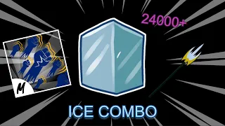 (Blox Fruits) Crazy ICE Combo for Bounty Hunting