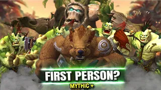 Can I Tank Mythic+ In FIRST PERSON?