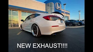 New 11th Gen Civic Si Oem/Remark Exhaust Comparison