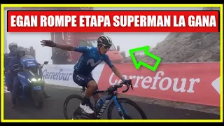 EGAN Bernal  ROMPE ETAPA SUPERMAN Lopez LA GANA  🔴 Vuelta a ESPAÑA 2021 ETAPA 18