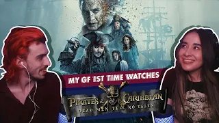 My Girlfriend FIRST TIME Watches PIRATES OF THE CARIBBEAN: Dead Men Tell No Tales (& our thoughts!)