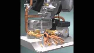 Конденсационный котел Vaillant ecoTec Plus изнутри