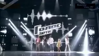 Finalists 2014.'Black or white'.The Voice Kids Russia.