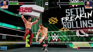 WWE TLC MATCH: Sami Zayn vs Seth Rollins Full Match Reaction #gaming #games