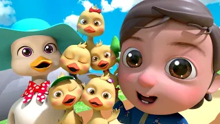 Five Little Ducks | ABCkidtv Nursery Rhymes Compilations