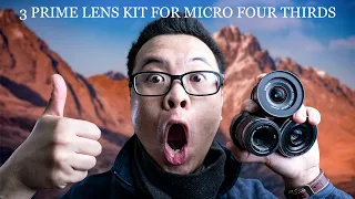 My FAVORITE 3 SMALL Prime Lens VERSATILE Kit for Micro Four Thirds - Why You Should Use PRIME LENS