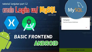 Xamarin Forms Create Login Page With MySQL DB #xamarinformsindonesia #mysqlconnector