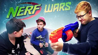 NERF WAR! ЗАПОРОЛ ПОДАРОК - ПОЛУЧИ МАСЛИНУ!! / NERF THIS Кириешка