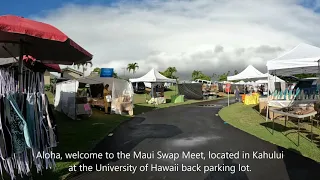Maui Swap Meet located at the University of Hawaii on Maui