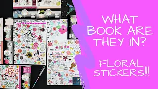 Floral Stickers | What Book Are They In? | MAMBI |The Happy Planner