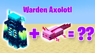Minecraft Warden Axolotl