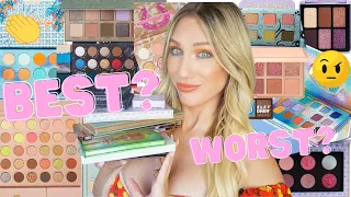 BEST AND WORST PALETTES OF 2022 // 30+ PALETTES RANKED