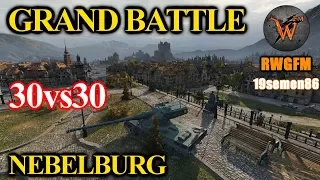 World of Tanks - AMX 50B - 12K Damage - 30vs30 New Mode - Grand Battles #1