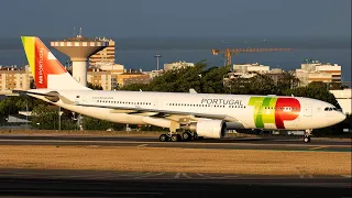 Emergency crash landing TAP Air Boeing 777 at A Coruña Airport