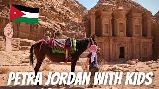 JORDAN: Visiting Petra with kids.