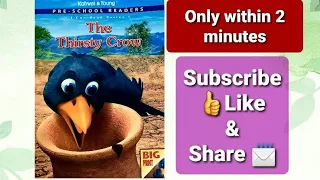 2 Minutes Character Building Story - The Thirsty Crow 🐦