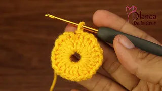 ¡¡Flores margaritas!! 🧶🌼PUNTADAS FÁCILES DE TEJIDO A CROCHET PARA FLORES🌼