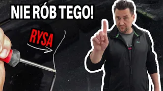 Usuwanie rysy? NIE rób tego sam!