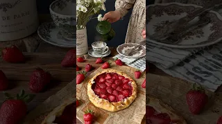 Strawberrygalette/ Çilekli galette