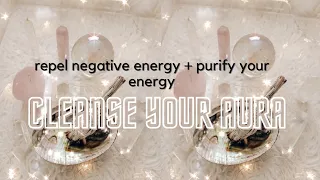 CLEANSE YOUR AURA *attract positive energy + repel evil eye* || SUBLIMINAL °listen once