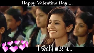 Priya varrier new valentine special whatsapp status video 2018