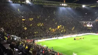 Borussia Dortmund Fans singing Jingle Bells