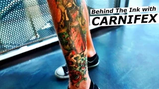 CARNIFEX - Behind The Ink with Jordan Lockrey (tattoo talk) | www.pitcam.tv