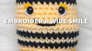 How to Embroider a Wide Smile on Amigurumi