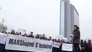 ​Protestë në ditën e gruas në Prishtinë