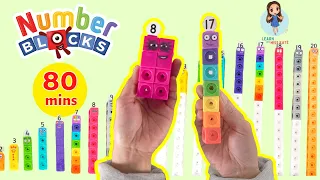 NUMBERBLOCKS TOYS Mathlink Cubes 1 to 20 |  Numbers for Toddlers | Learn to Count for Kids | Math