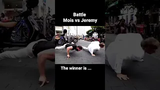 Pushup battle Jeremy Fragrance vs Mois | 2 coole Typen 💪#shorts