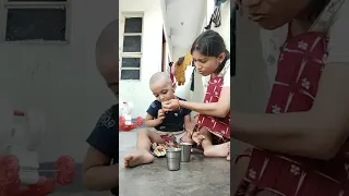 roti v nahi khati cute baby nahi pani piti #shorts #youtube #viral 🔥#trending 🔥🔥#cute #funny 🤣🤣#cute