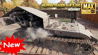 Waffenträger auf E 100 is on the road again - World of Tanks