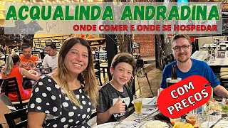 ACQUALINDA DE ANDRADINA - ONDE COMER E SE HOSPEDAR PRÓXIMO AO PARQUE AQUÁTICO THERMAS DE ACQUALINDA