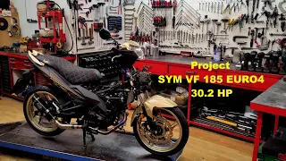 Project SYM VF185 | 30,2 άλογα στο δυναμόμετρο | Όλη η αλήθεια για τις βελτιώσεις