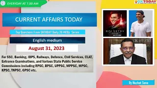 August 31,  2023 Current Affairs in English by GKToday