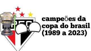 campeões da copa do brasil 1989 2023
