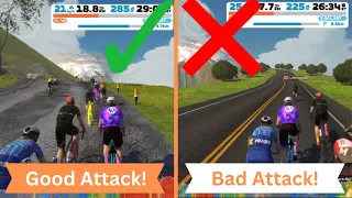 When Should You Attack In A Zwift Race? - Learning Zwift