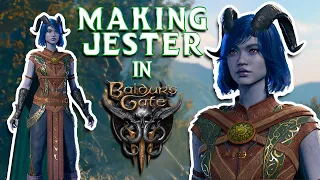 Making Jester in Baldur's Gate 3! (Critical Role - Mighty Nein)