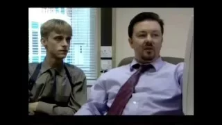 The UK version of the Office discusses whether Dutch girls who have big boobs should be punished.