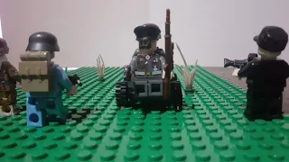 The battle of American and German Soldier : Part1- lego ww2 stop motion.