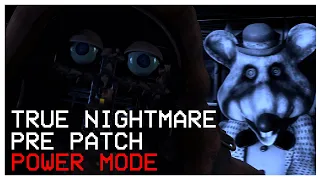 (2/7) - Five Nights At Chuck E Cheese's:R - Pre-Patch True Nightmare Power Mode Completed