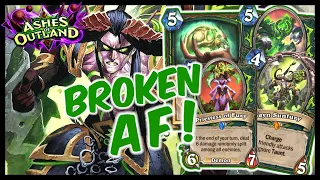 EASY LEGEND with NEW DEMON HUNTER | THIS HERO IS BROKEN | ASHES OF OUTLAND | Hearthstone