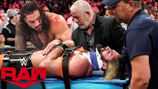 WWE 23 August 2023 Roman Reigns Brutal Attack Seth Rollins & Send Him Hospital Full Match Smackdown