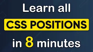 Learn CSS Position FAST - WATCH THIS | CSS Positioning Tutorial 2024