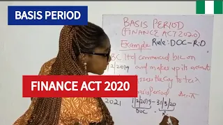 BASIS PERIOD: Finance Act 2020 // Commencement & Cessation