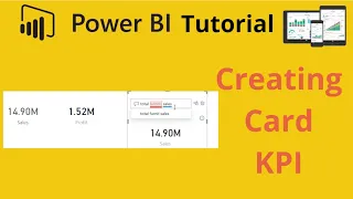 How to Create and Format Power BI Card KPI