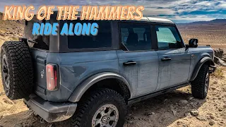 2021 King of the Hammers! Ride along footage in a 21 Ford Bronco 4-door Badlands 2.7 NO Sasquatch