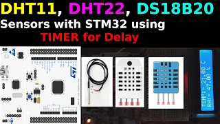 DHT11 || DHT22 || DS18B20 with STM32 using TIMER Delay