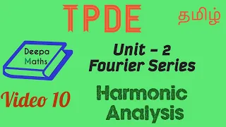 Harmonic Analysis in Fourier series